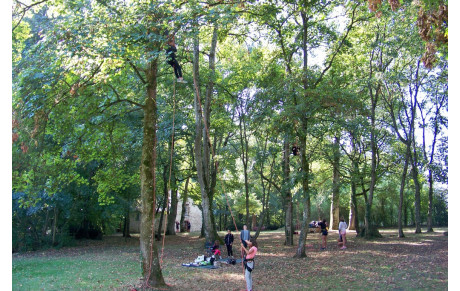 Stage sportif à l'étang de la Hunaudière